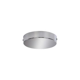 D0827CH/NH  Hayes No Hole 12cm Round Ceiling Plate Polished Chrome